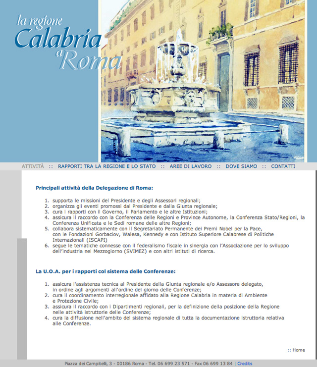 Regione Calabria Regione Calabria